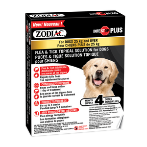 Zodiac Infestop Plus Flea & Tick Topical Solution for Dogs Over 25kg