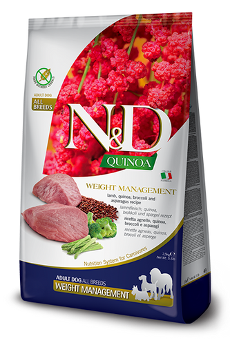Farmina N&D Quinoa Weight Management Lamb Dog Food