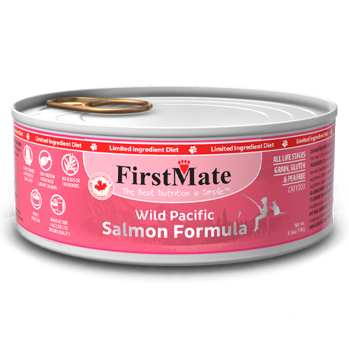 FirstMate Limited Ingredient Wild Salmon 156g Canned Cat Food