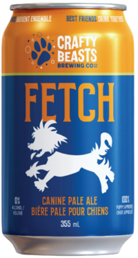 Crafty Beasts Brewing Co Fetch Canine Pale Ale Dog Beer