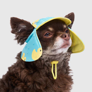 Canada Pooch Rubber Ducks Sun Shield Dog Hat