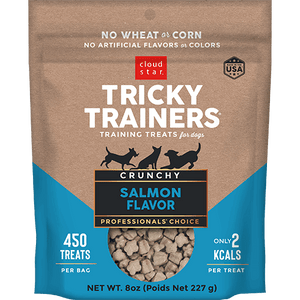Cloud Star Tricky Trainers Crunchy With Salmon 227g Dog Treats
