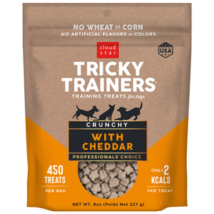 Cloud Star Tricky Trainers Crunchy With Cheddar 227g Dog Treats