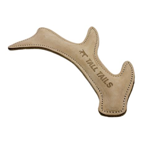 Tall Tails Natural Leather Antler 11IN Dog Toy