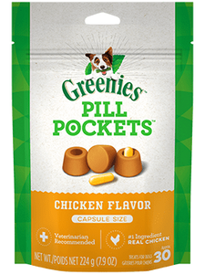 Pill Pockets Chicken Caps Dog Treats
