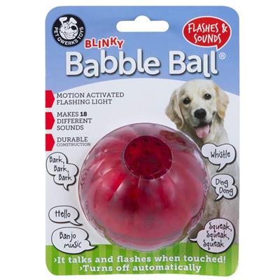 Pet Qwerks Blinky Babble Large Ball