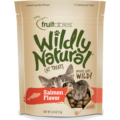 Fruitables Wildly Natural Salmon 71g Cat Treats