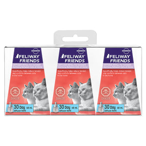 Feliway Friends Calming Diffuser Refill 48ml 3 Pack for Cats