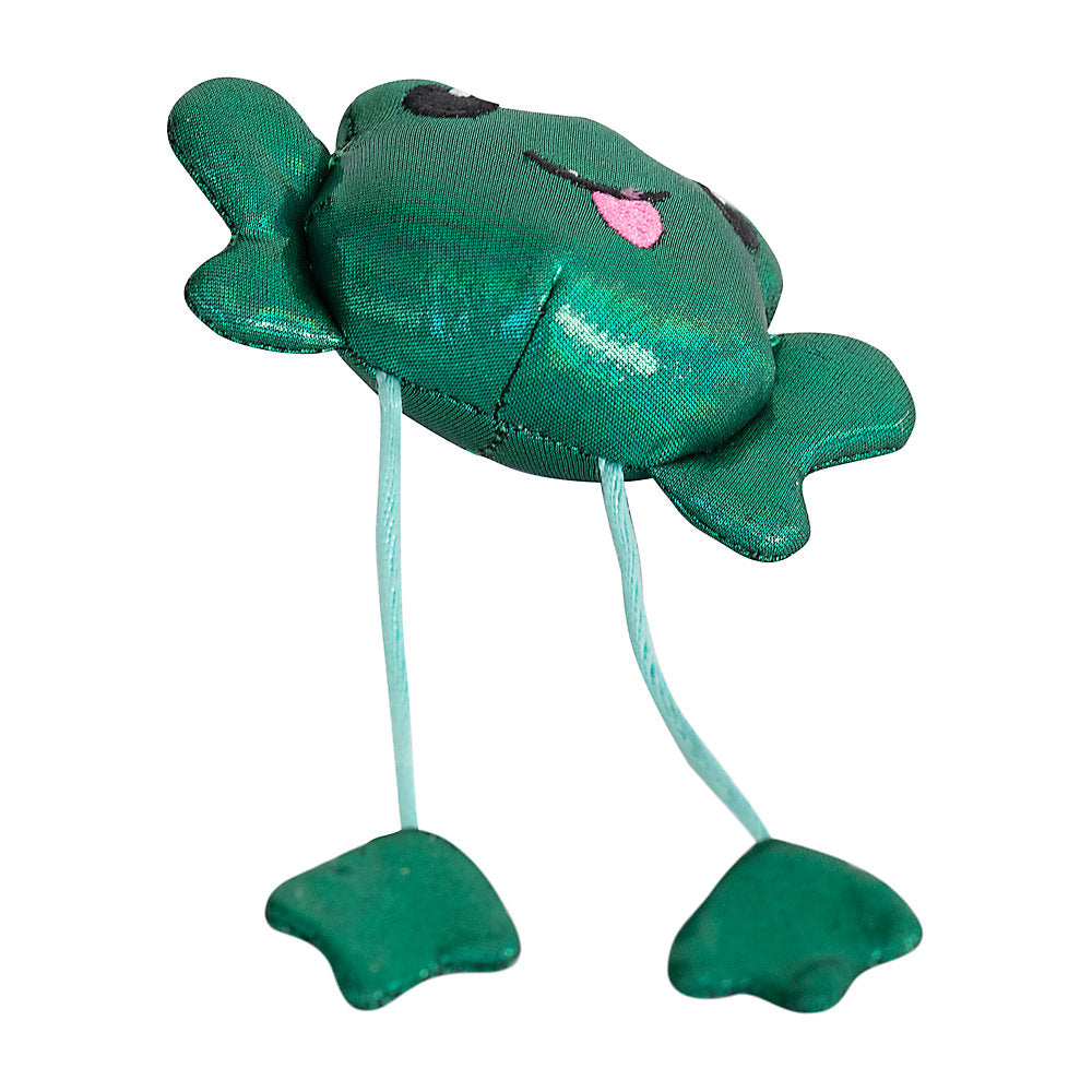 Frog deals cat toy
