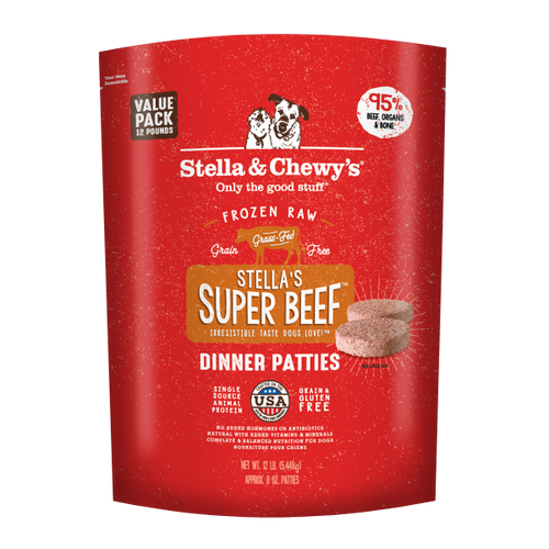 Stella & Chewy's 5.44kg Super Beef Dinner Raw Dog Food