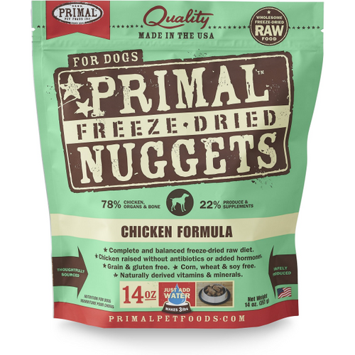Primal Chicken Freeze Dried Nuggets Dog Food