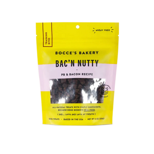 Bocce's Bakery Training Bites Bac'N Nutty Peanut Butter & Bacon 170g Dog Treats