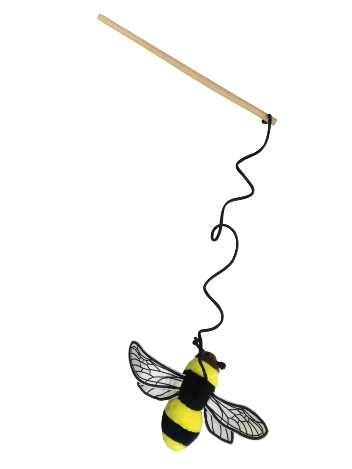Meowijuana Get Buzzed Bee Refillable Catnip Cat Toy