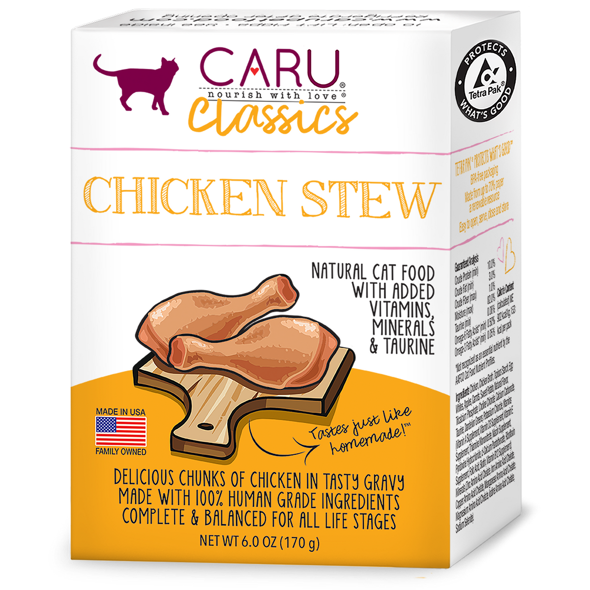 Caru Classics Chicken Stew Cat Food Critters Pet Health Store