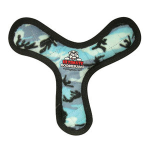 Tuffy Junior Boomerang Blue Dog Toy
