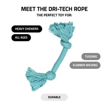 Load image into Gallery viewer, Playology Dri-Tech Scented Rope Peanut Butter Dog Toy