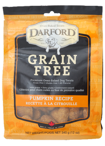 Darford Grain Free Pumpkin 340g Dog Biscuits