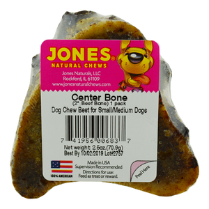 Jones Beef Bone 2IN Dog Chew