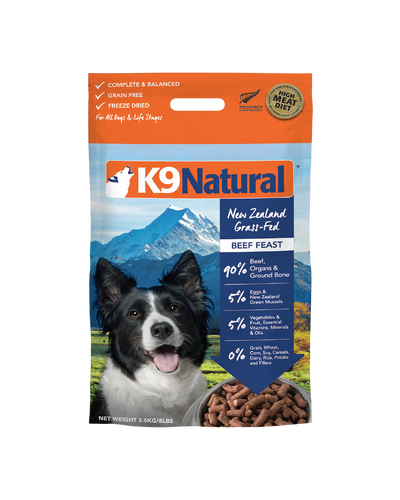 K9 Natural Freeze Dried Beef Feast Dog Food