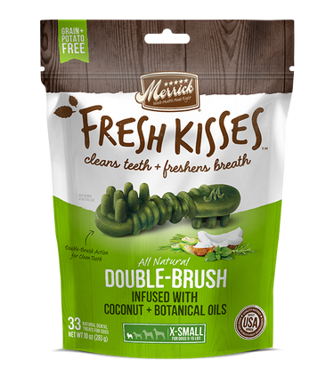 Merrick Fresh Kisses Coconut Oil XSmall Dental Dog Treats