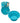 Messy Mutts Silicone Collapsible Blue Bowl