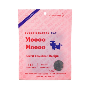 Bocce's Bakery Soft & Chewy Moooo Moooo Beef & Cheddar 56.7g Cat Treats
