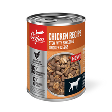 Load image into Gallery viewer, Orijen Premium Chunks 363g Chicken Recipe With Shredded Chicken &amp; Eggs In Bone Broth Canned Dog Food
