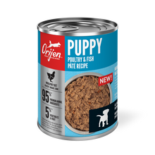Load image into Gallery viewer, Orijen Premium Pate 363g Puppy Poultry &amp; Fish Recipe In Bone Broth Canned Dog Food