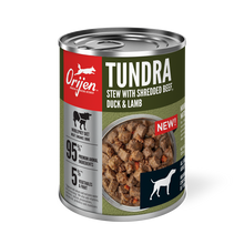 Load image into Gallery viewer, Orijen Premium Stew 363g Tundra Recipe In Bone Broth Canned Dog Food