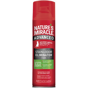 Nature's Miracle Advanced Stain & Odour Remover Foam 517ml Cat