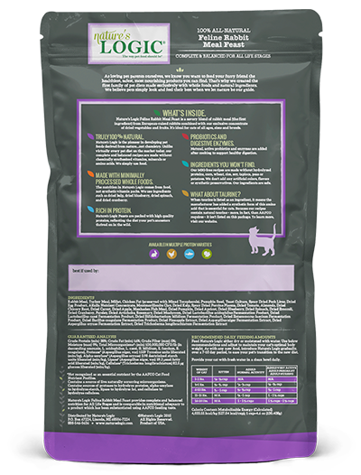 Nature's logic hot sale rabbit cat food