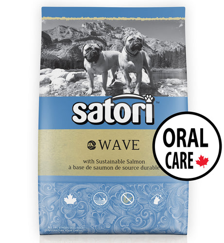 Satori Wave Salmon Oral Care Dental Dry Dog Food