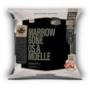 Big Country Raw Beef Marrow Bone Large (6"-7") - 2 lb