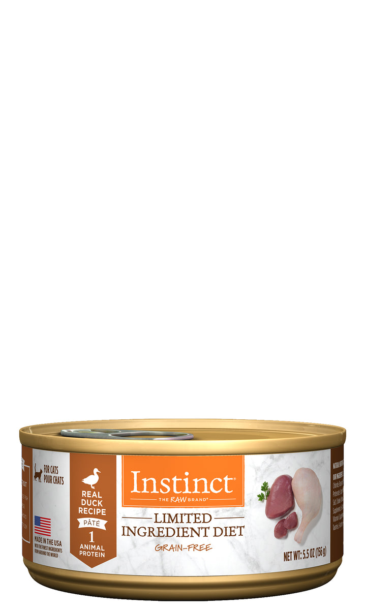 Instinct duck top cat food