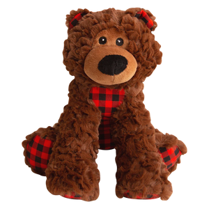 Snugarooz Benny The Bear Plush Dog Toy