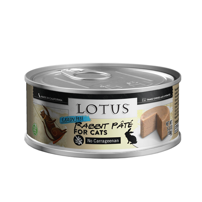 Lotus Grain-Free Rabbit Pate 150g Canned Cat Food