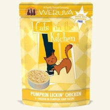 Load image into Gallery viewer, Weruva Cats In The Kitchen Pumpkin Lickin' Chicken Cat Food Case 12 x 85g