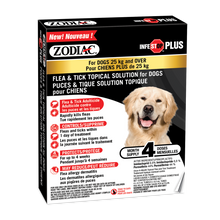Load image into Gallery viewer, Zodiac Infestop Plus Flea &amp; Tick Topical Solution for Dogs Over 25kg