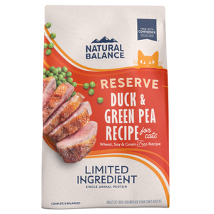 Natural Balance Limited Ingredient Diet Reserve Grain Free Duck & Green Pea Recipe Dry Cat Food