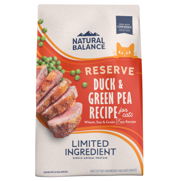 Natural Balance Limited Ingredient Diet Reserve Grain Free Duck & Green Pea Recipe Dry Cat Food