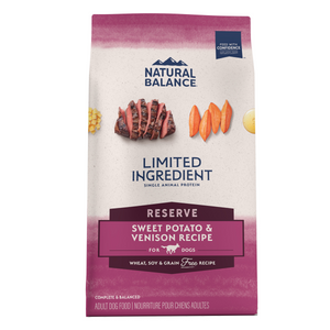 Natural Balance Limited Ingredient Sweet Potato & Venison Dog Food