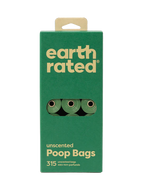Earth Rated Unscented Refill Rolls 315 Poop Bags