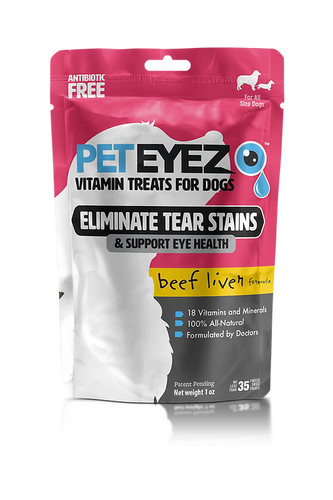 PetEyez Beef Liver Vitamin Dog Treats