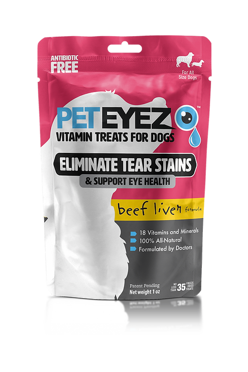 PetEyez Beef Liver Vitamin Dog Treats