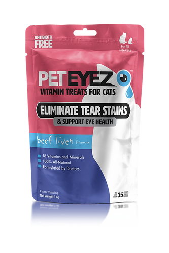 PetEyez Beef Liver Vitamin Cat Treats