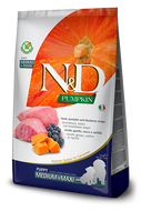 Farmina N&D Puppy Pumpkin, Lamb and Blueberry MED-MAXI Dog Food