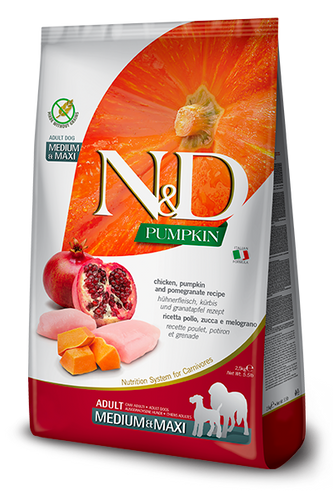 Farmina N&D Pumpkin, Chicken and Pomegranate MED-MAX Dog Food