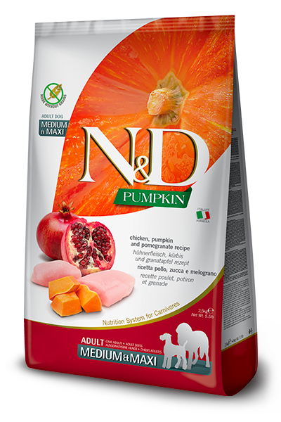 Farmina N&D Pumpkin, Chicken and Pomegranate MED-MAX Dog Food