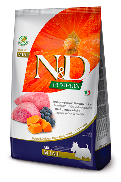 Farmina N&D Pumpkin, Lamb and Blueberry MINI Dog Food