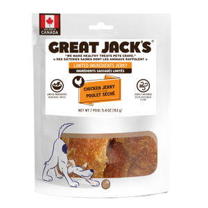 Great Jack's Chicken Jerky 153g Dog Treats